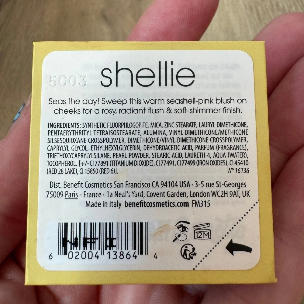 Benefit Cosmetics new never